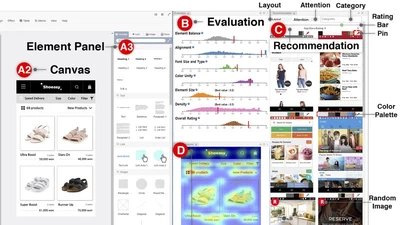 GUIComp: A GUI Design Assistant with Real-Time, Multi-Faceted Feedback featured image