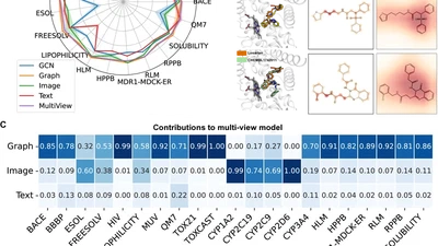 Multi-view biomedical foundation models for molecule-target and property prediction featured image